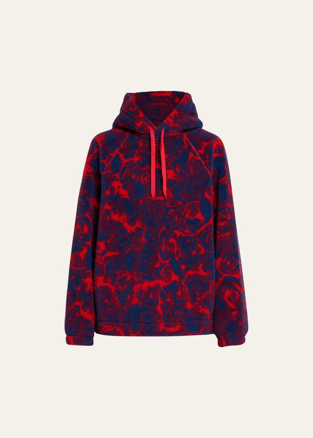 Mens Rose Fleece Hoodie Product Image