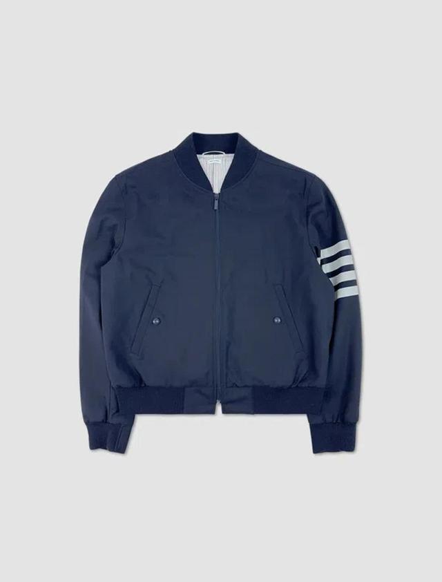 THOM BROWNE Giacca Blouson In Navy Product Image