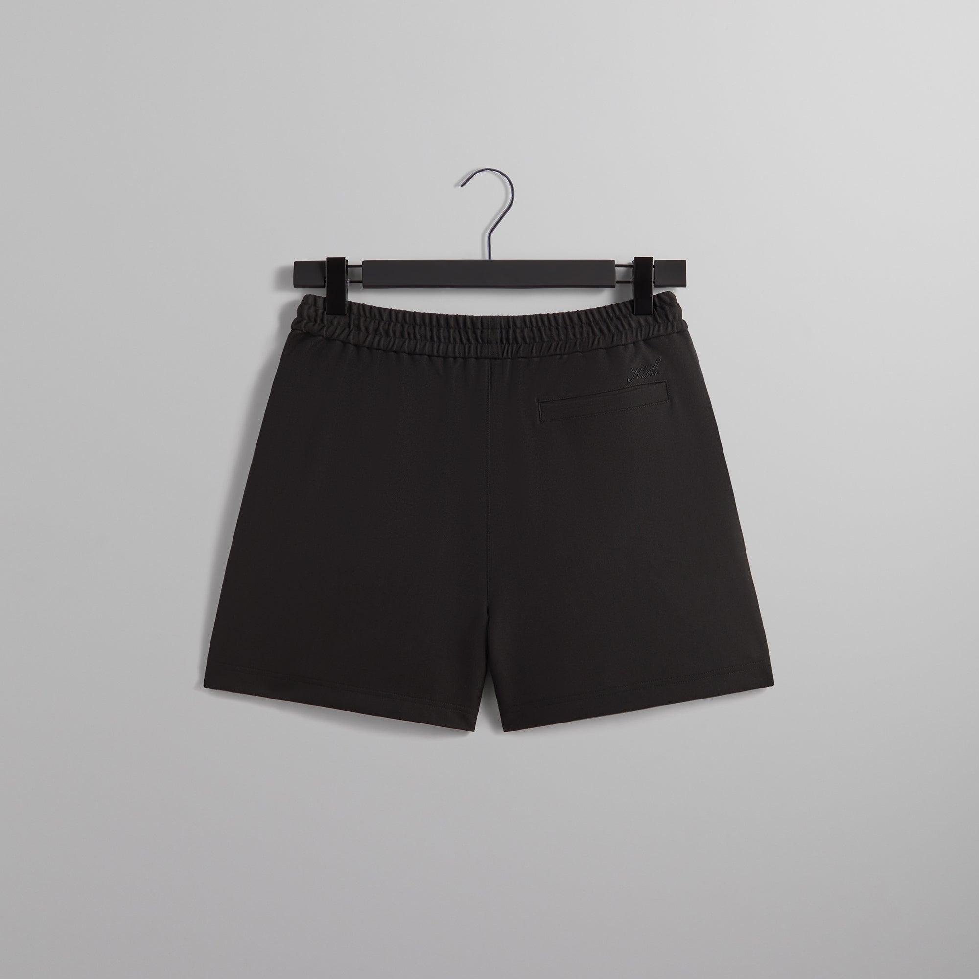 Kith Double Knit Fairfax Short - Black Male Product Image