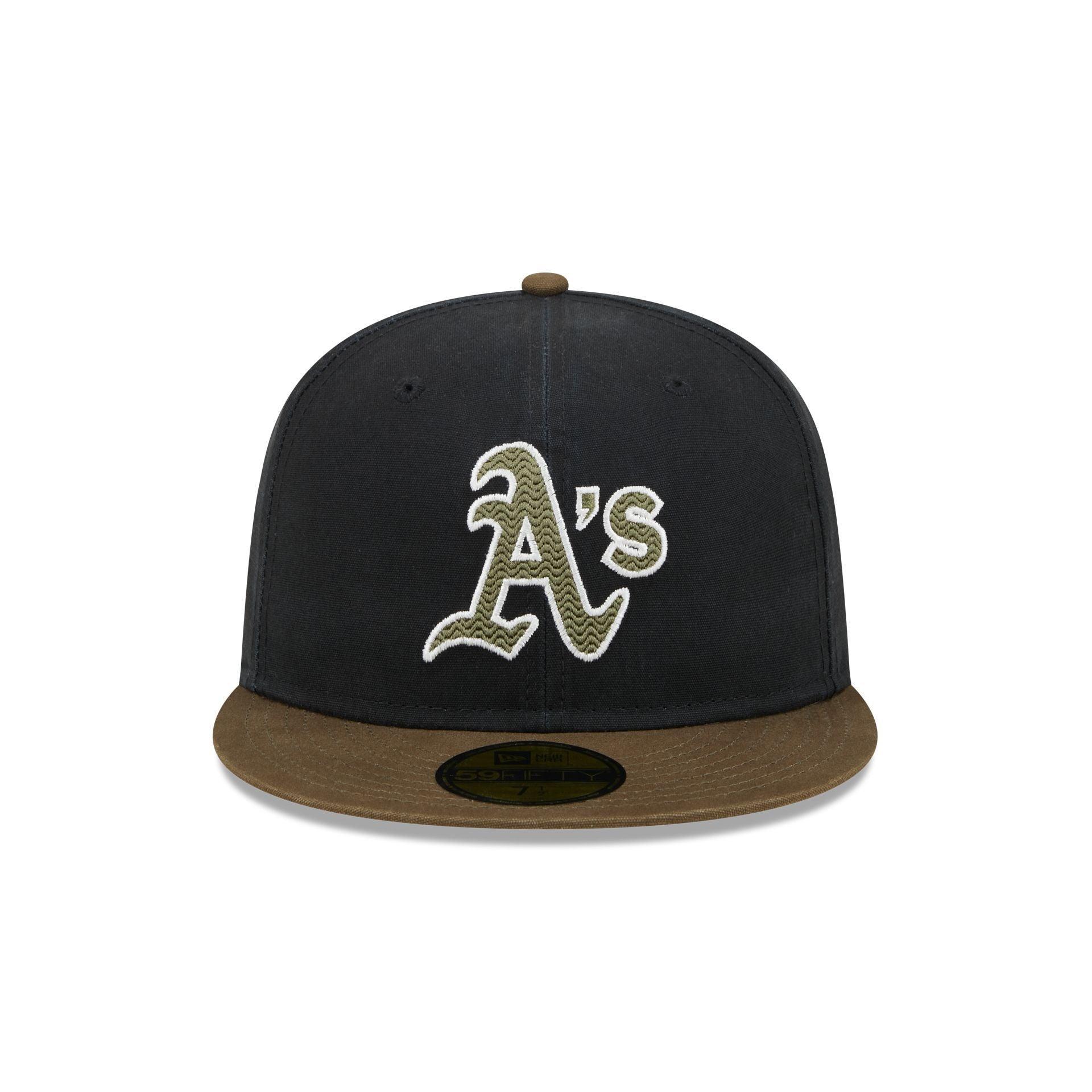 Oakland Athletics Quilted Logo 59FIFTY Fitted Hat Male Product Image