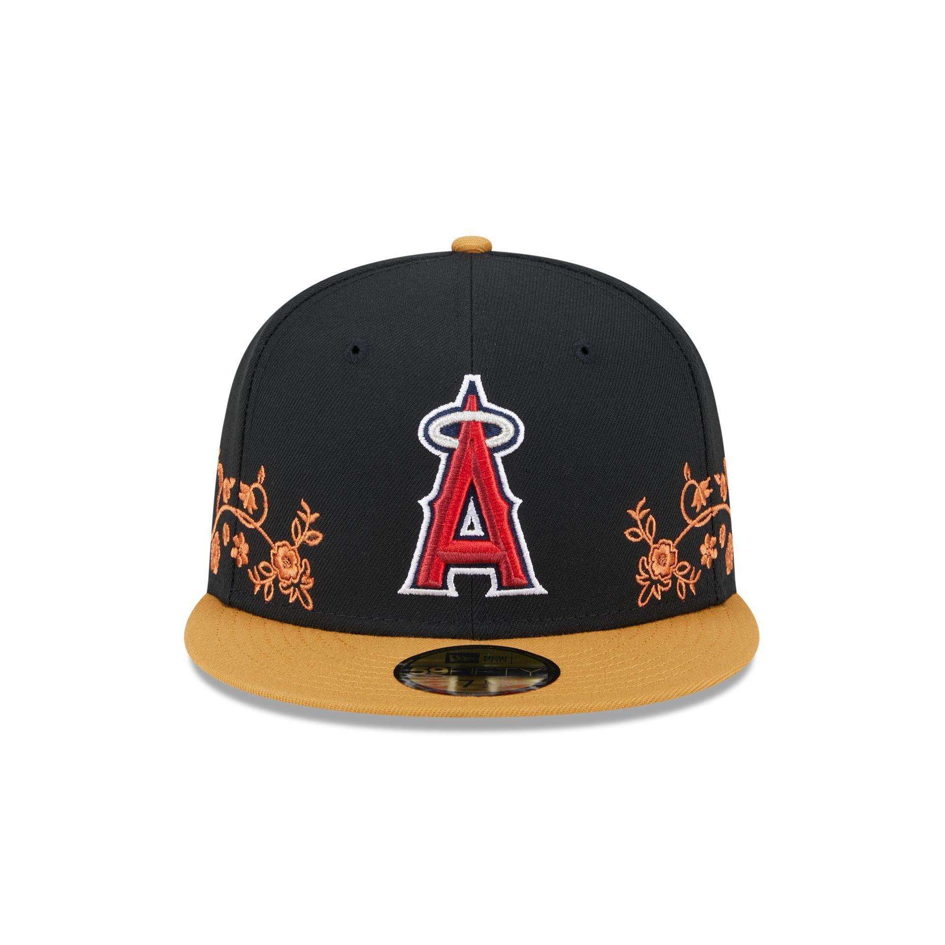 Los Angeles Angels Floral Vine 59FIFTY Fitted Hat Male Product Image