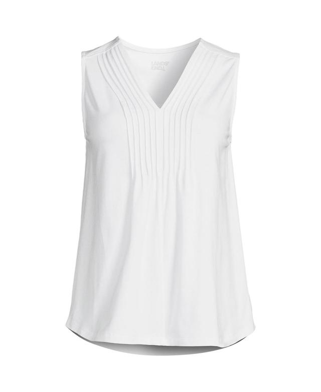 Women's Lightweight Jersey Pintuck Tank Top Product Image