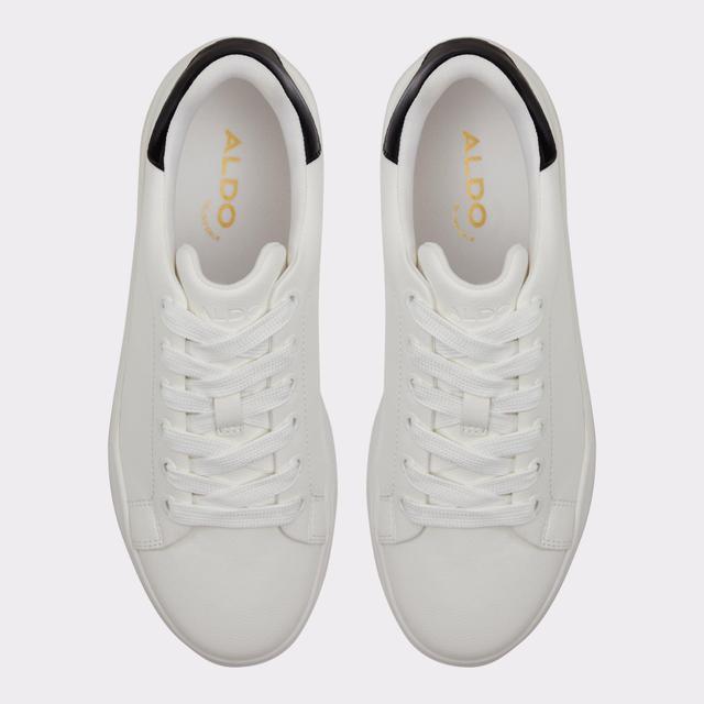 Halerenna White Combo Synthetic Smooth Women's Low top sneakers | ALDO US Product Image