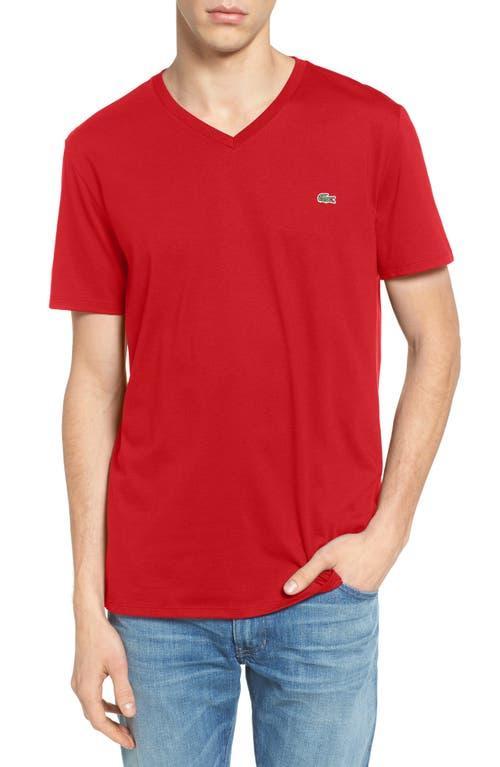 Lacoste Regular Fit V-Neck T-Shirt Product Image