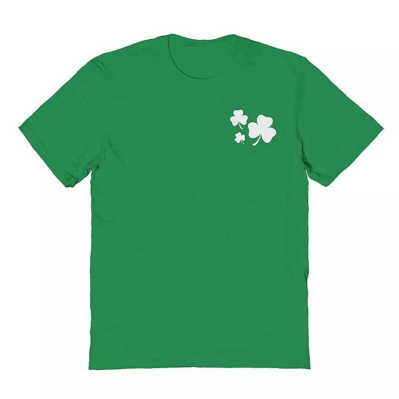 Mens St Patricks Day Shamrock Pocket Graphic Tee Product Image