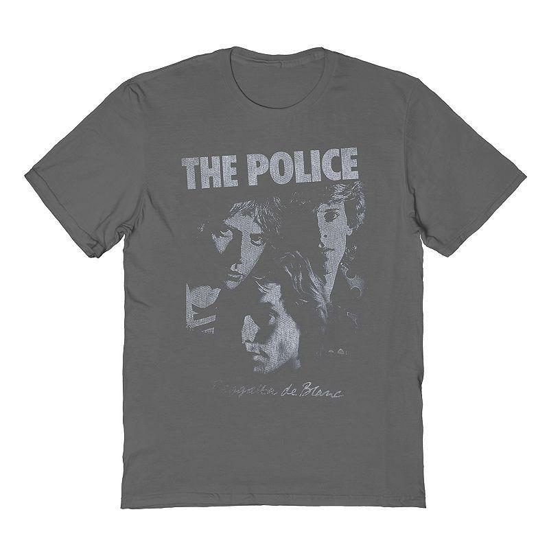 Mens The Police Tee Grey Product Image