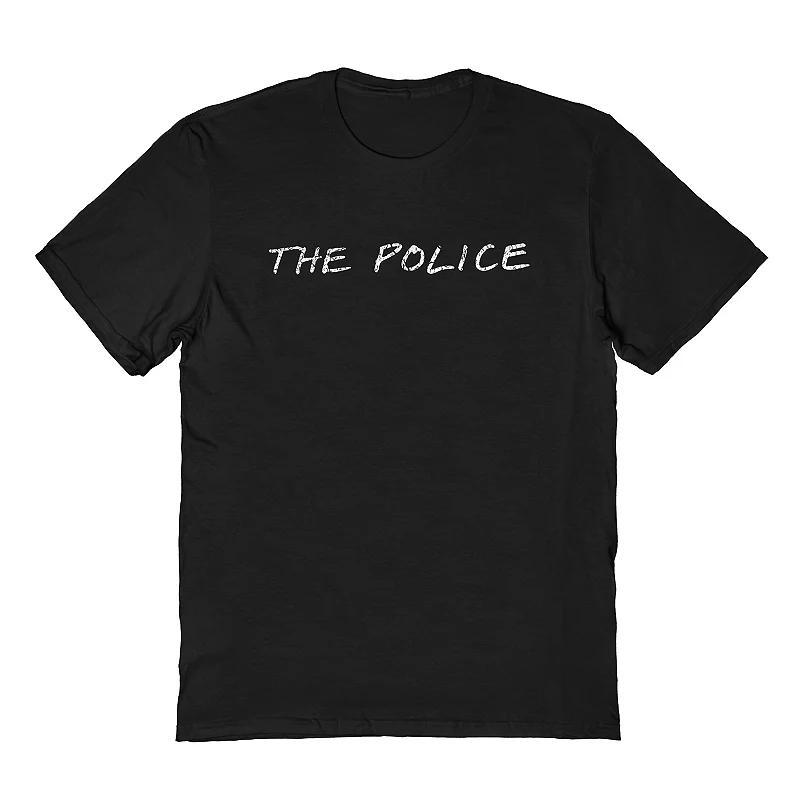 Mens The Police Tee Black Product Image