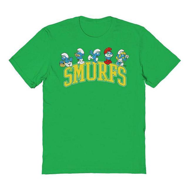 Mens Smurfs Collegiate Graphic Tee Product Image