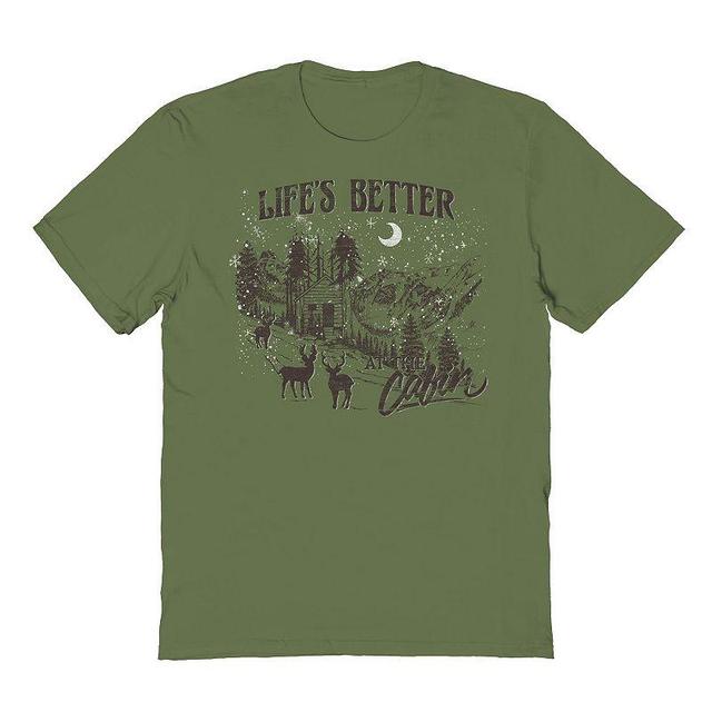 Mens Lifes Better at the Cabin Graphic Tee, Womens Product Image