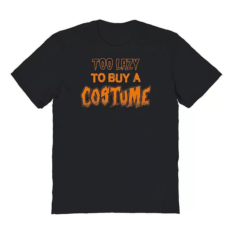 Mens Too Lazy Halloween Graphic Tee product image