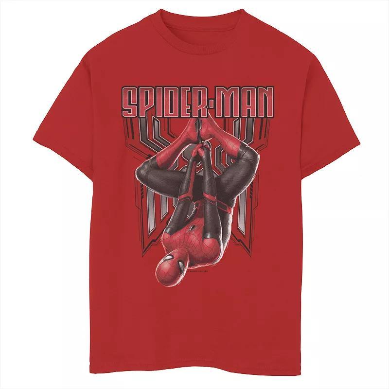 Boys 8-20 Marvel Spider-Man Far From Home Hanging Symbol Poster Graphic Tee, Boys Product Image