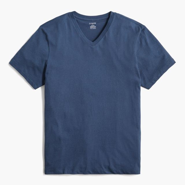 Slim washed jersey V-neck tee Product Image