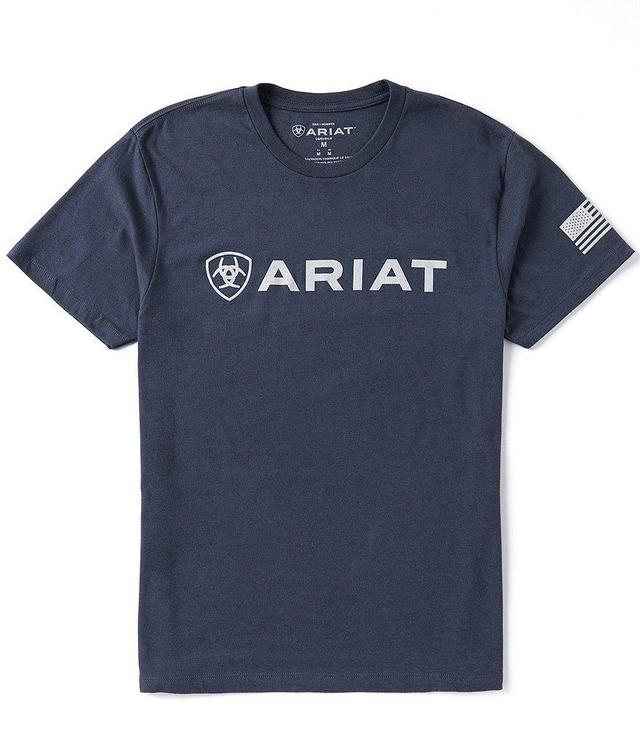 Ariat Shield Flag Short Sleeve Logo Graphic T-Shirt Product Image