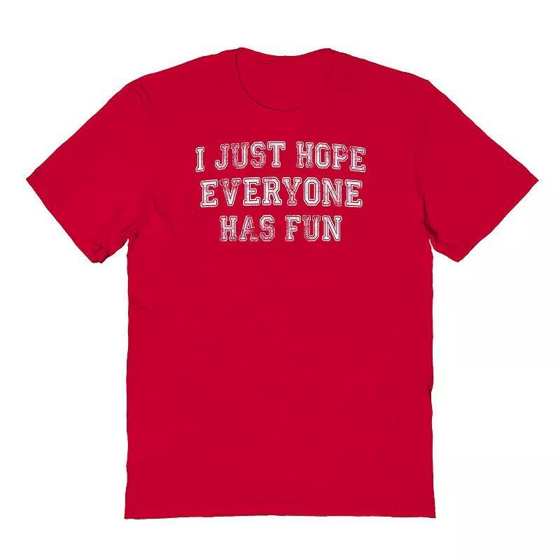 Mens Hope Everyone Has Fun Graphic T-shirt Product Image