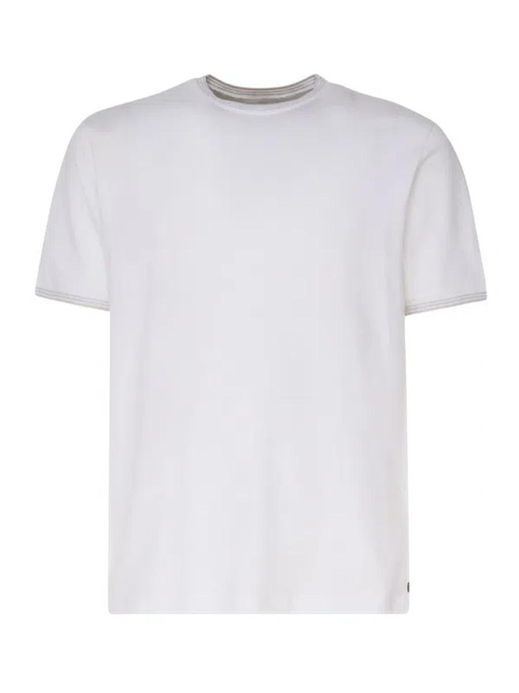 T-shirts And Polos In White, Stone Product Image