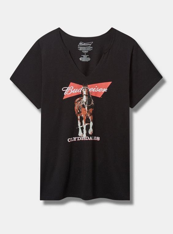 Budweiser Fit Cotton Notch Neck Tee Product Image