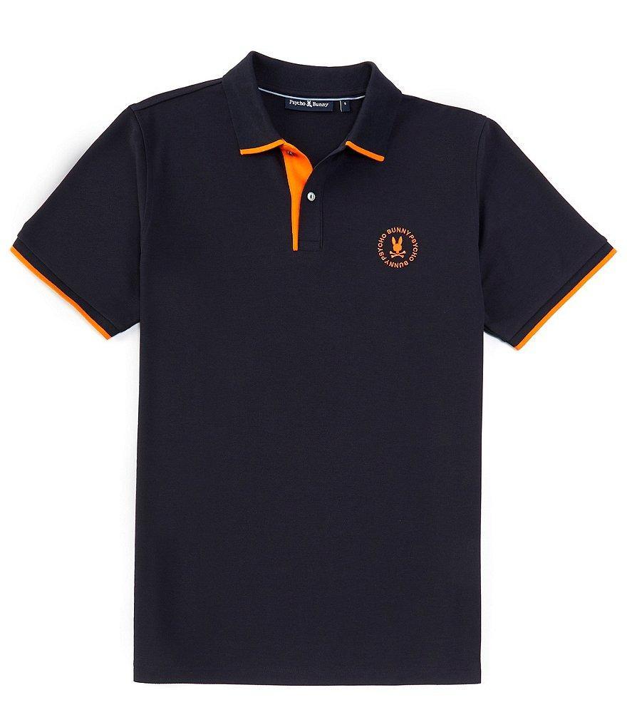 Psycho Bunny London Pique Short Sleeve Polo Shirt Product Image