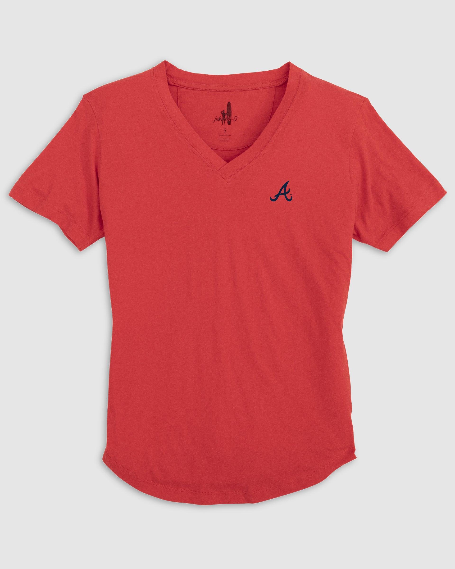 johnnie-O Southern California Merediths V-Neck T-Shirt - Trojan Logo Product Image