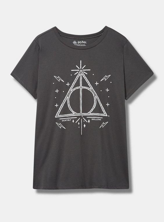 Harry Potter Hallows Fit Cotton Crew Tee Product Image