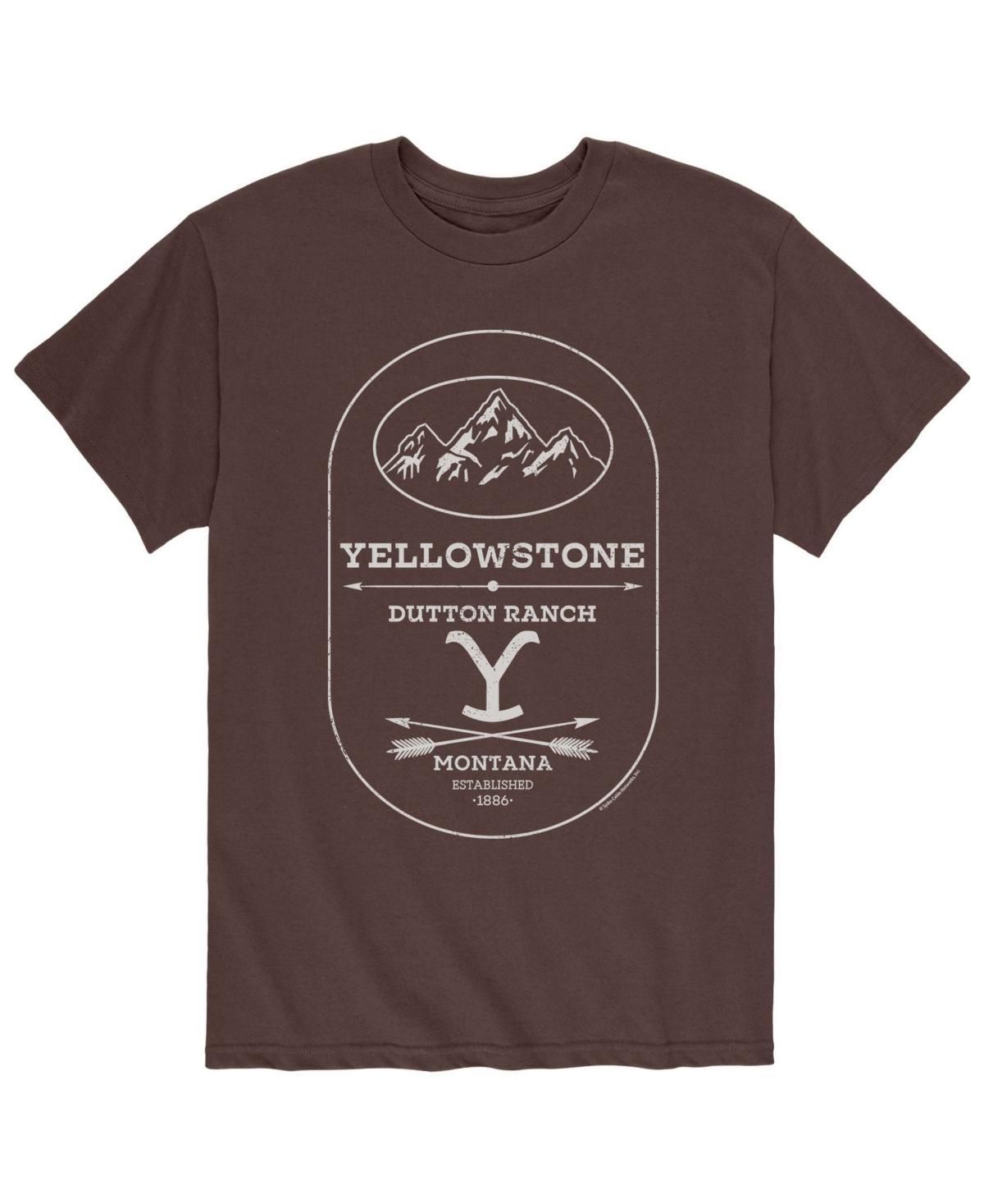 Mens Yellowstone Dutton Ranch Montana T-shirt Product Image