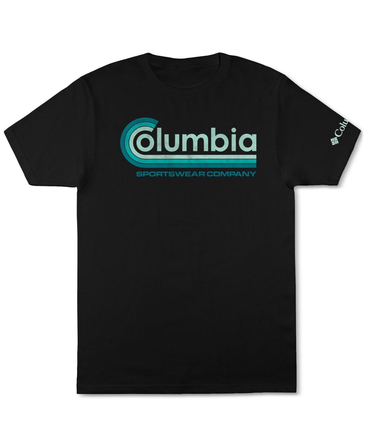 Columbia Mens Retro Sportswear Company Graphic T-Shirt Product Image