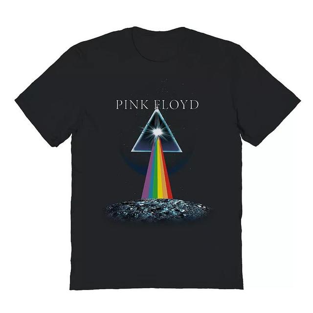 Mens Prism Moon Distressed Graphic Tee Product Image