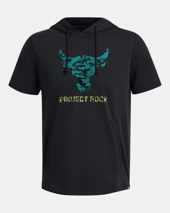 Men's Project Rock Terry Payoff Short Sleeve Hoodie Product Image