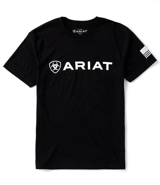 Ariat Shield Flag Short Sleeve Logo Graphic T-Shirt Product Image