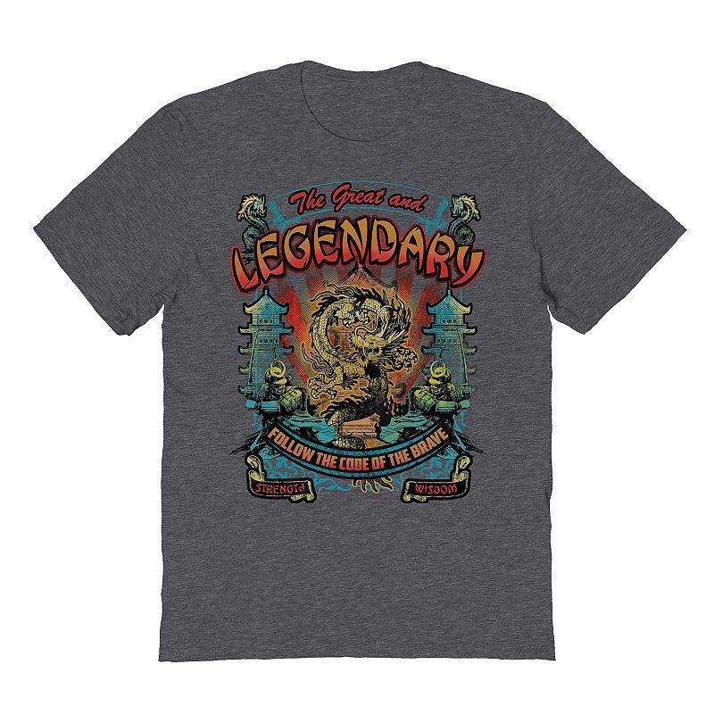 Mens Great & Legendary Graphic Tee Grey Product Image