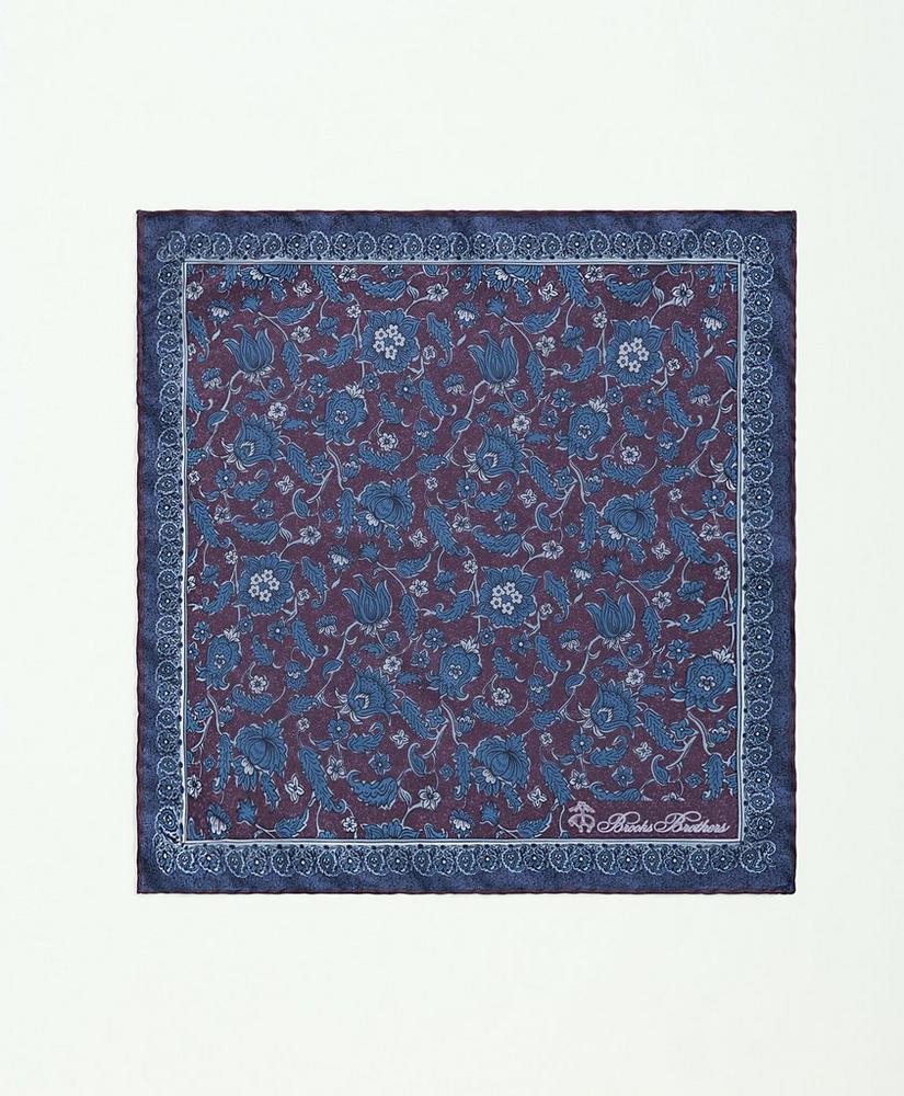 Silk Paisley Floral Pocket Square Product Image