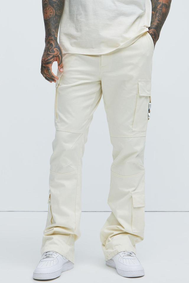 Nikko Slim Flare Pants - Cream Product Image