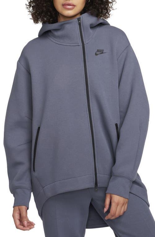 Women's Nike Sportswear Tech Fleece Oversized Full-Zip Hoodie Cape Product Image