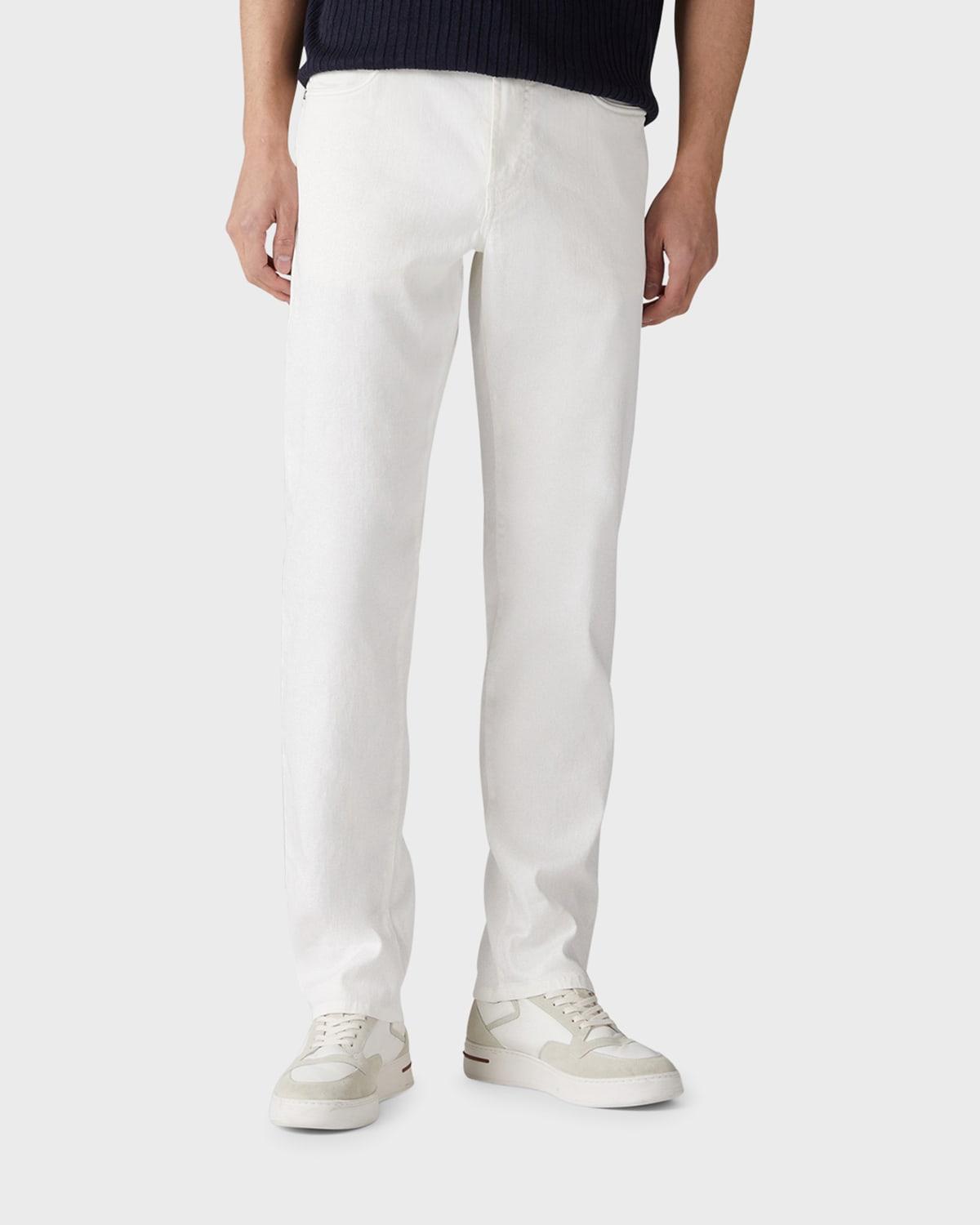 Mens Quarona Linen-Cotton 5-Pocket Pants Product Image