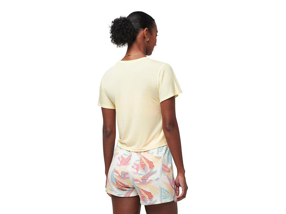 TravisMathew Hermosa Beach (Heather Pale Banana) Women's Clothing Product Image