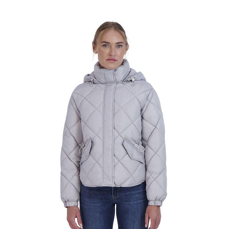 Juniors Sebby Quilted Puffer Jacket, Womens Product Image