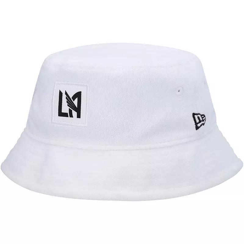 Mens New Era White LAFC Bucket Hat Product Image