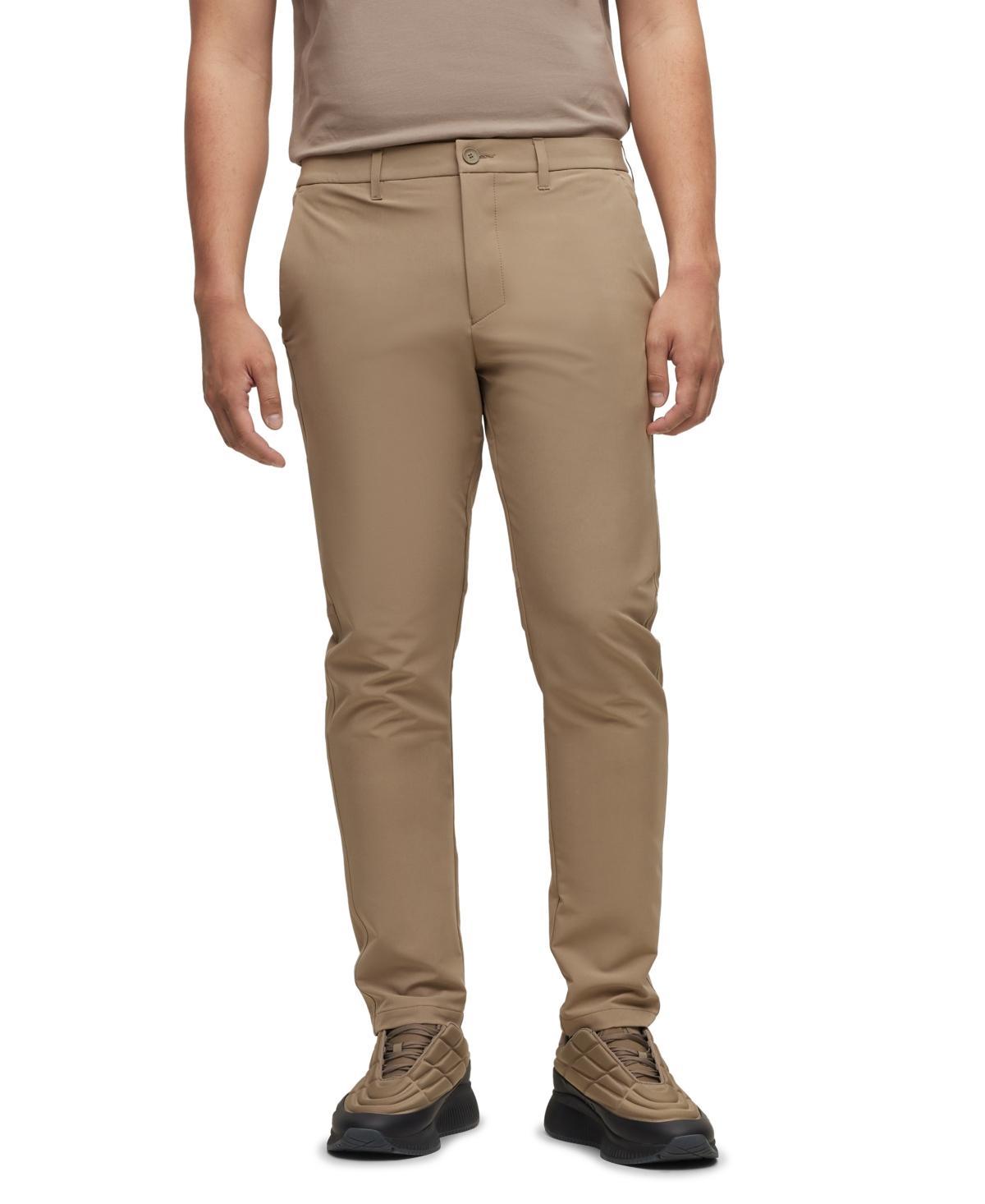 Mens Slim-Fit Chinos In Easy-Iron Four-Way Stretch Fabric Product Image