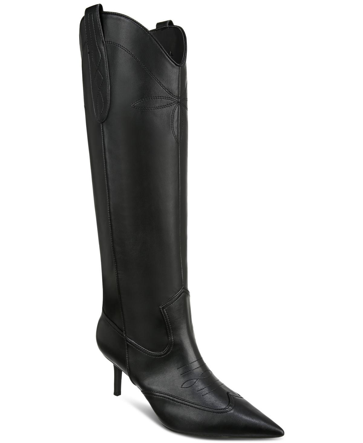 I.n.c. International Concepts Womens Hayleigh Mid-Heel Cowboy Boots, Created for Macys Product Image