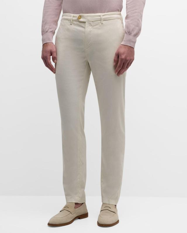 Mens Slim Flat-Front Pants Product Image