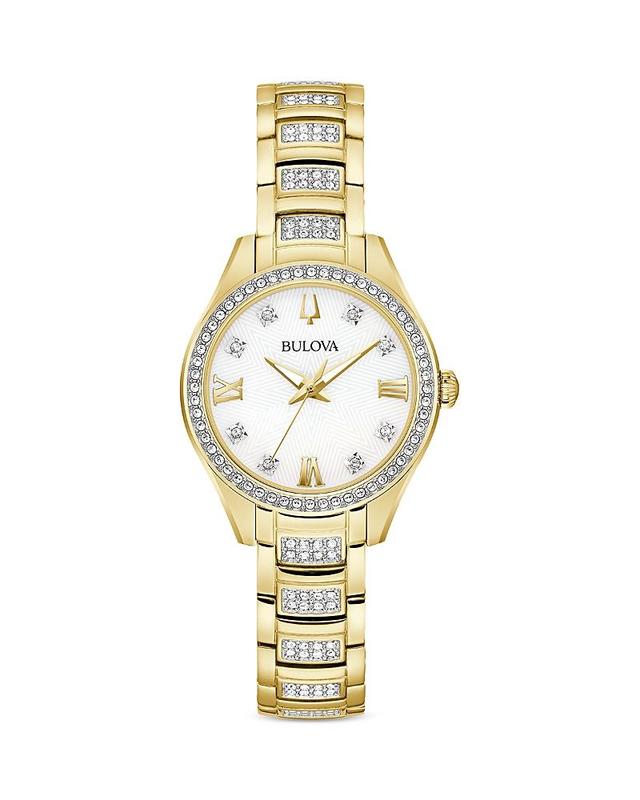 Bulova Crystal Watch, 28.5mm Product Image