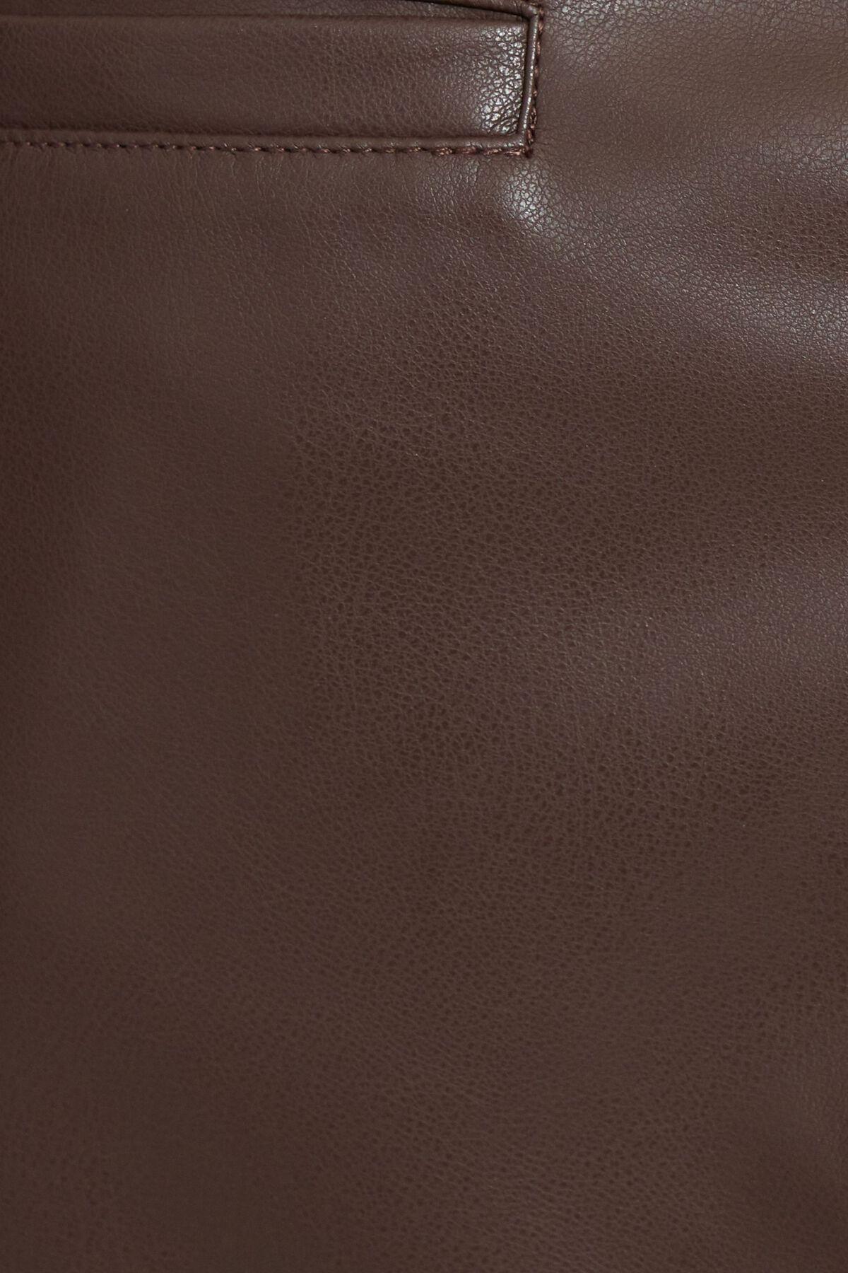 Micro Faux Leather Skort Product Image