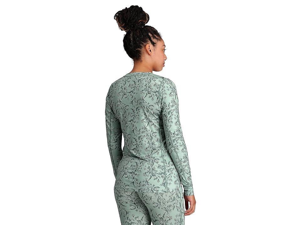 KARI TRAA Fryd Long Sleeve - Base Layer (Sage) Women's Clothing Product Image