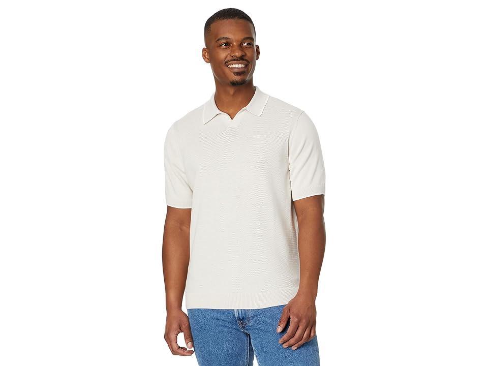 Tommy Bahama Coolside Short Sleeve Polo (Abalone) Men's Sweater Product Image