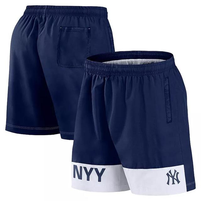 Mens Fanatics New York Yankees Elements Swim Shorts Blue Product Image