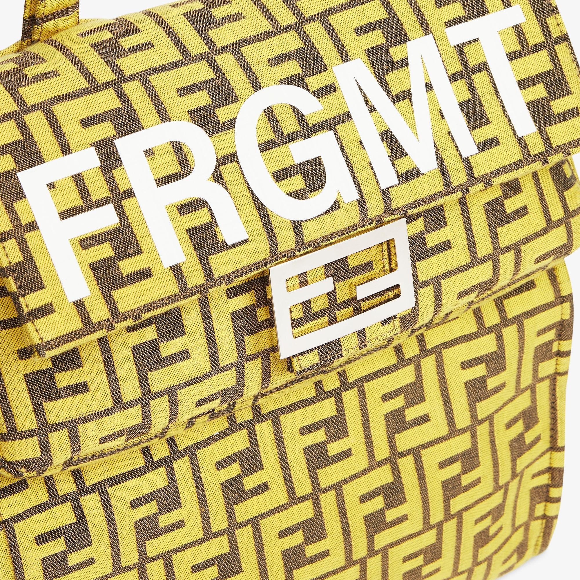 Baguette FoldableFendi x FRGMT yellow FF fabric bag Product Image