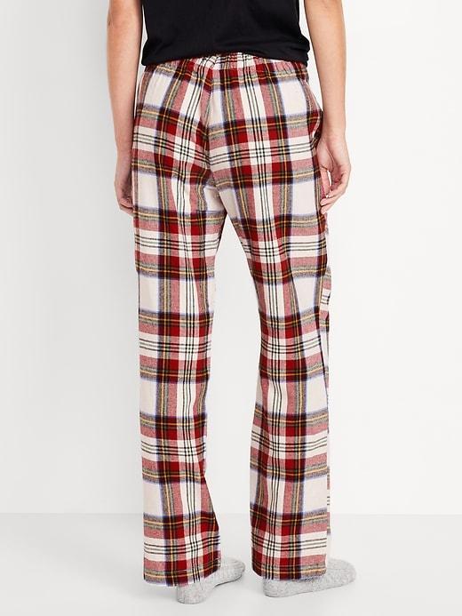 Mid-Rise Flannel Pajama Short for Women Product Image