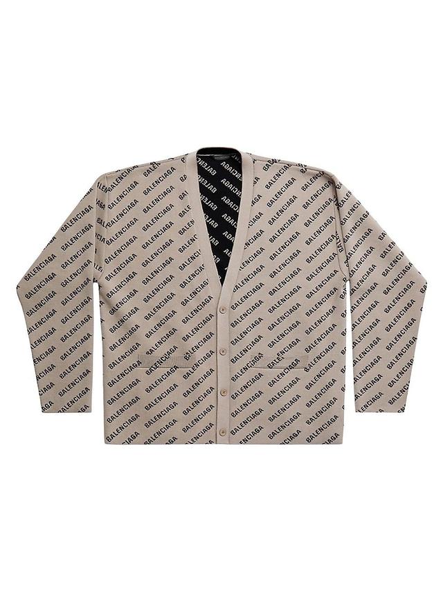 Mens Mini Allover Logo Cardigan Product Image