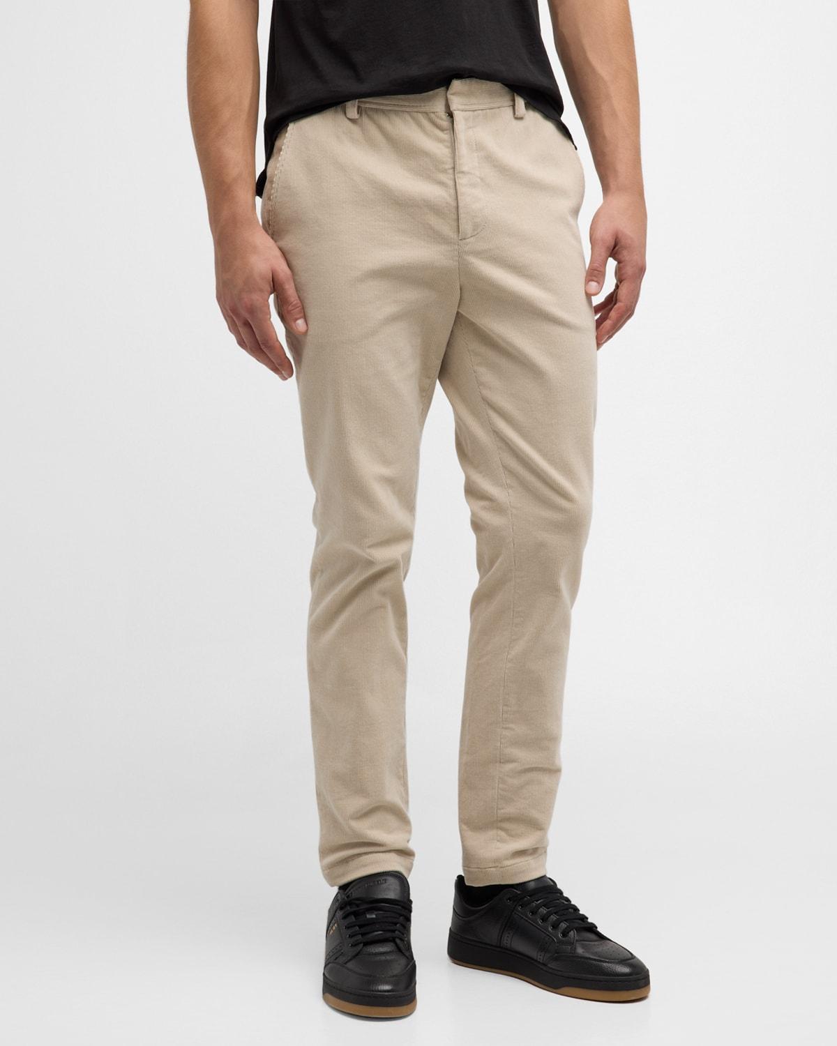 Mens Wale Corduroy Slim-Fit Pants Product Image