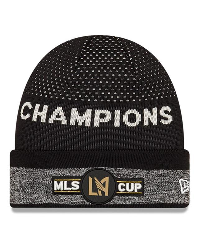 Mens New Era Black Lafc 2022 Mls Cup Champions Locker Room Knit Hat Product Image