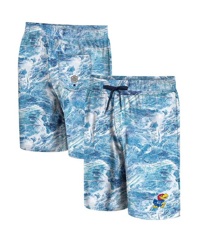 Mens Colosseum Kansas Jayhawks Realtree Aspect Ohana Swim Shorts Product Image